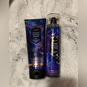 Brand New, Wicked Vanilla Woods Set, Bath and Body Works